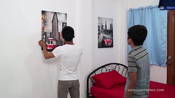 Asian Boys Argie and Benjamin Barebacking, Asian gay first time