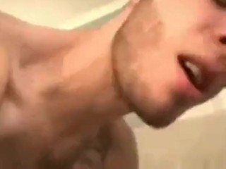 Dad Unloads in Sons Hairy Hole