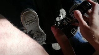 Fucking straight guy – taking his ass virginity bareback public/outdoor