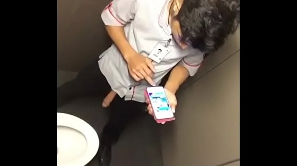 Asian Boy Caught Masturbating in Toilet – Voyeur