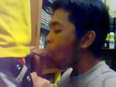 Asian gay blowjob on webcam, Asian gay men