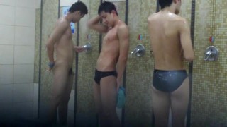 Chinese boys shower, gay young Asian first time