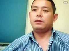 chinese middle-aged man 萌大叔