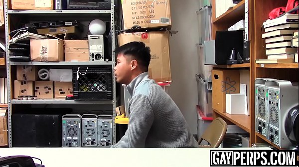Handsome Asian crook disciplined with interracial breeding, best Asian gay porn sites