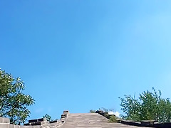 Outdoor porn shoot @ Chinese Great Wall