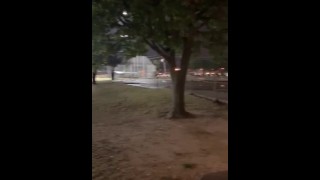 Black guy sucking a  monster white daddy cock on the baseball field onlyfan