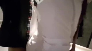 Breeding in public bathroom