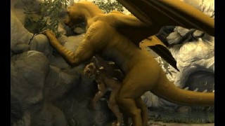 dragon fuck a racoon