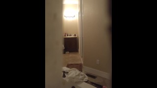 I watch my hot dad come out of the shower #hot