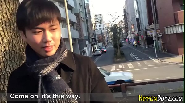 Japanese stud solo tugs, hot Asian gay sex