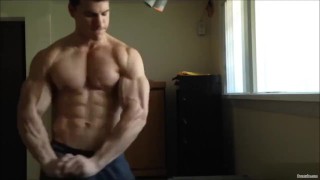 Young muscle hunk worship 2