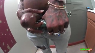 Big Dick Thug Trade Niggas Caught On Hidden Cam In Bathroom