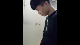 Chinese Big Cock Urinal Spy 4, hot young Asian gay sex