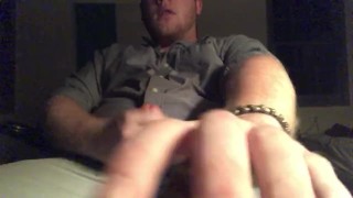 Chubby Guy Has Extreme Orgasm While Watching Porn