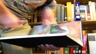 Cumming in a book