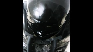 Human Urinal Rubber Slave with Piss Gag Force Feeding, best young Asian gay sex