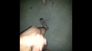 Korean jerk off outside 14 with Voice (No face)