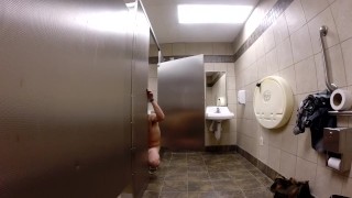 Public washroom fun