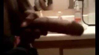 Thick dick str8 guy cums