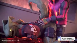 Twitchyanimation – SFM Fortnite Hybrid, best Bareback gay porn