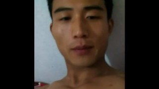chinese handsome hunk jerk off, young Asian gay xxx