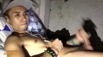 Filipino Boy Jerking Off and Cumming on Webcam