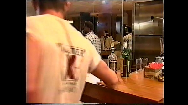 hot interracial at the bar