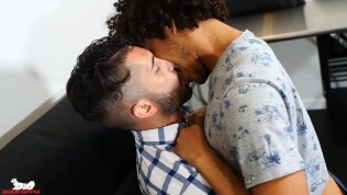Jacob grabs his cock & shoves it slowly into Derek’s ass, homemade gay xxx