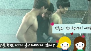 KOREAN BTOB Hyunsik Minhyuk Shower Nude Scene