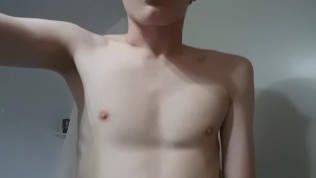 Me masturbating in jogger pants then having an explosion., best homemade gay porn