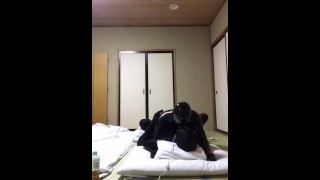 rubber n zentai playing sex