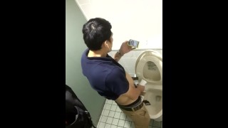 Spy cum toilet, anal gay young Asian