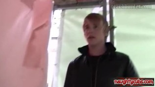 Horny daddy first time anal