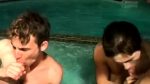 Boys pissing nudist gay then Zack takes his turn on Ethan