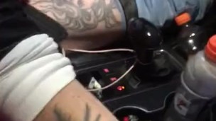 Jerking each other off on the highway for truckers