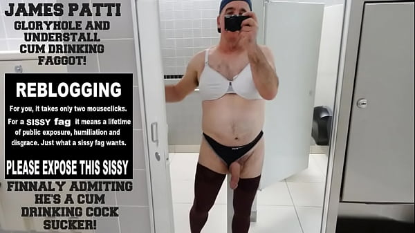 JAMES HUNGRY FOR GLORYHOLE AND UNDERSTALL COCK AND CUM