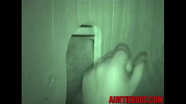 Nasty mature dude Bob sucks a cock in glory hole scene