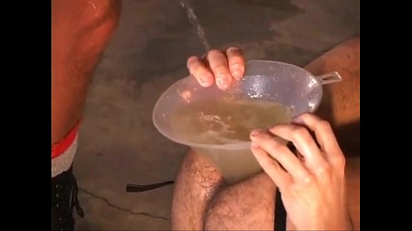 Gay ass full of piss