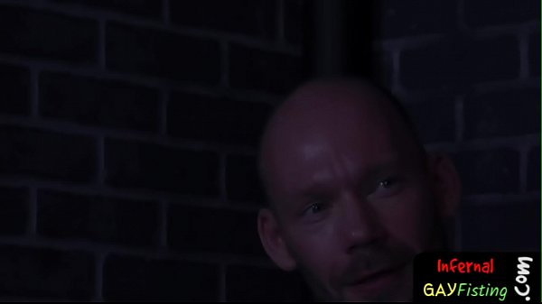 Randy bdsm hunk warms up with rimming