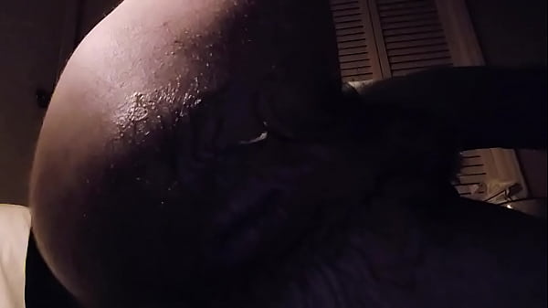 Self fucking with big dildo