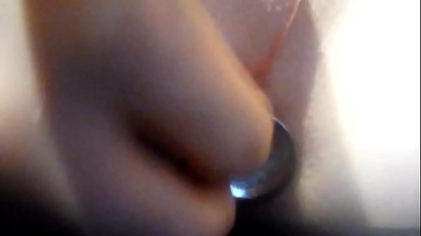 Shaved ass hole with a butt plug