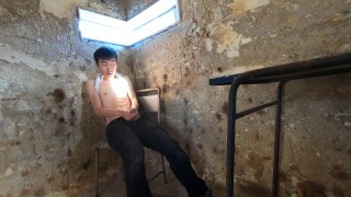 Young Asian Boy Jerking in a Watchtower – Adventures of Stallion n Bunny 61