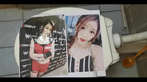 pissing on printed pic #9